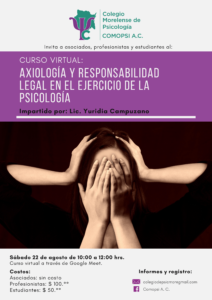 Axiología y responsabilidad legal en el ejercicio de la psicología