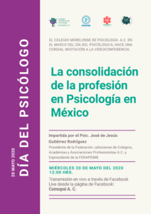 Conferencia Día del Psicólogo 2020